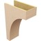 Ekena Millwork 9"W x 18"D x 27"H Classic Huntington Rough Cedar Woodgrain TimberThane Corbel, Primed Tan CORUR09X18X27HUNRCPR - alternate 2